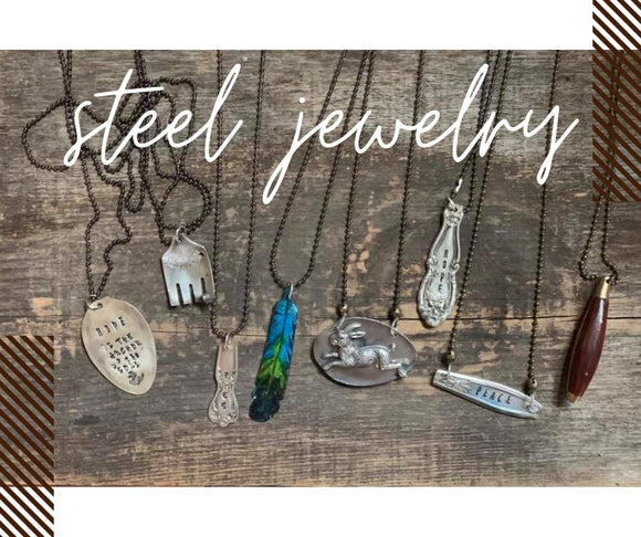 Steel & Leather Jewelry