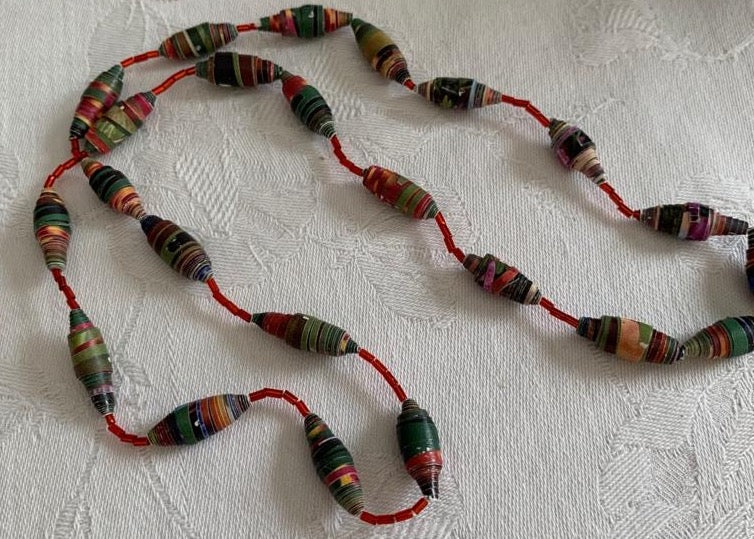 Hand-Rolled Paper Bead Bracelets – The Village of Hope Shop