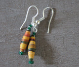 Hand-Rolled Paper Bead Earrings